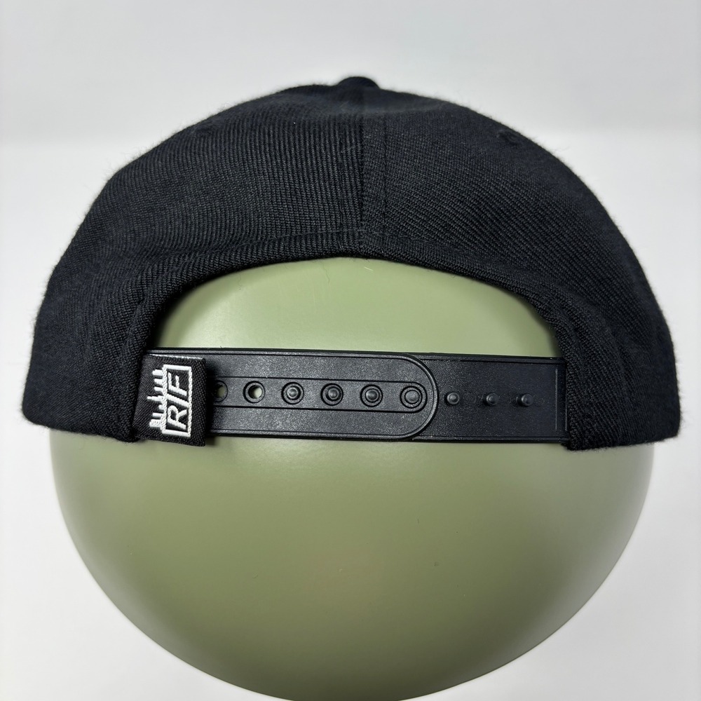 Rare RIF LA Just Sell It Snapback Hat Black Embroidered Cap Retro Streetwear OS - Picture 4 of 7